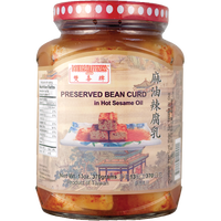 double happiness BRAND 14090 DH BEANCURD HOT SESAME OIL(SQ)