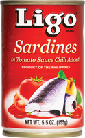 ligo BRAND 16021 LIGO SARDINE W/CHILI (RED)