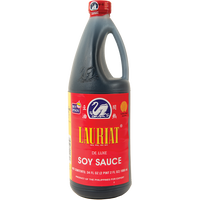 lauriat Brand 20607 LAURIAT SOY SAUCE LITRE 12X33.8OZ WHOLESALE