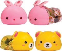 dragonfly BRAND 35756 DF BUNNY & BEAR JELLY CUP