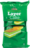 oriental BRAND 36300 PANDAN LAYER CAKE (8PCS)