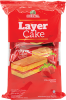 oriental BRAND 36301 STRAWBERY LAYER CAKE (8PCS)