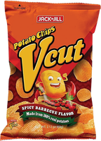 other BRAND 37691 VCUT POTATO CHIPS SPICY BBQ