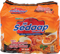 wingsfood BRAND 45013 MI SEDAAP NOODLE (SPICY LAKSA)