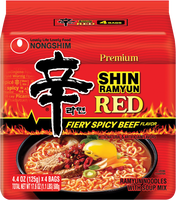nongshim BRAND 45502 NS SHIN RAMYUN RED 32 (4PKS)