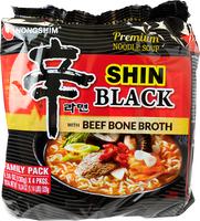 nongshim BRAND 45509 NS SHIN RAMYUN BLK 16  (4PKGS)