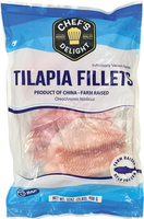 chef's delight BRAND 71116 FZ TILAPIA FILLETS (3-5OZ)