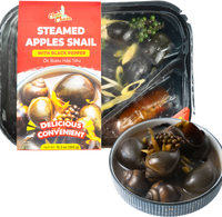 STEAMED APPLE SNAIL BLK PPR 24X12.33OZ