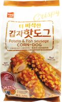 wang BRAND 73677 POTATO & FISH SAUSAGE CORN DOG