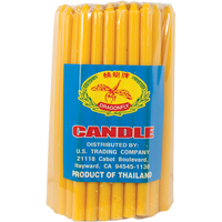 dragonfly BRAND 82437 DF WAX CANDLE #19 (YLW)(6.5")