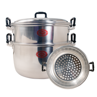 crocodile BRAND 87160 ALUM STEAMER POT (45CM)