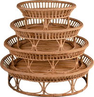 other BRAND 88022 OVAL RATTAN TABLE (16/20/24/27